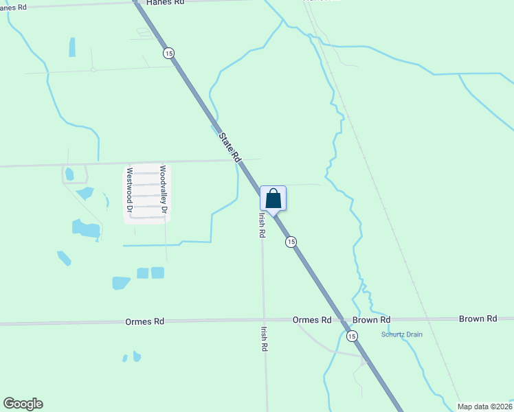 map of restaurants, bars, coffee shops, grocery stores, and more near 6812 Irish Road in Millington