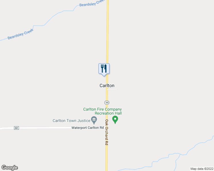map of restaurants, bars, coffee shops, grocery stores, and more near in Carlton