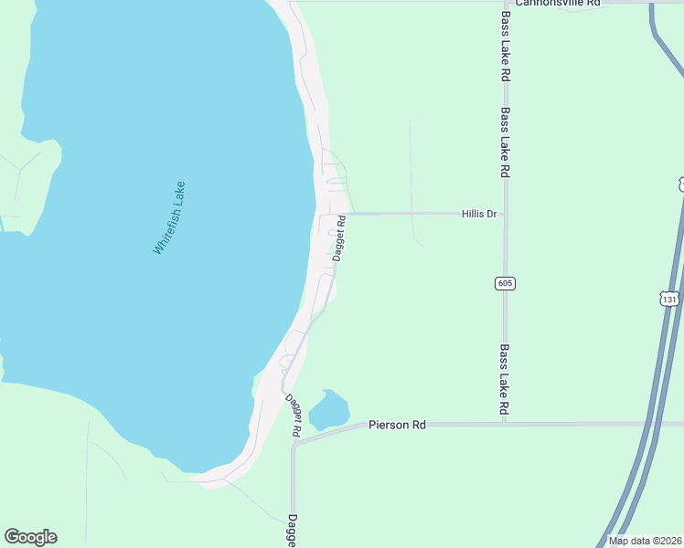 map of restaurants, bars, coffee shops, grocery stores, and more near 2397 Dagget Road in Pierson