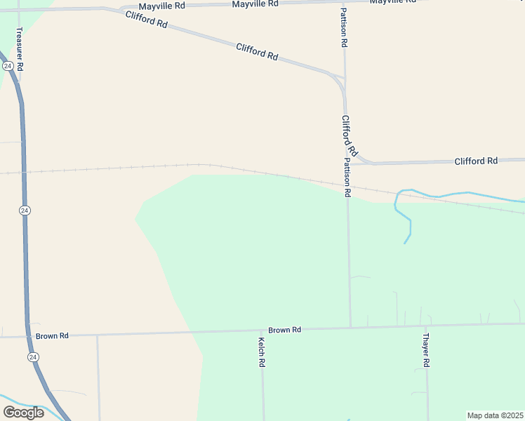 map of restaurants, bars, coffee shops, grocery stores, and more near in Mayville