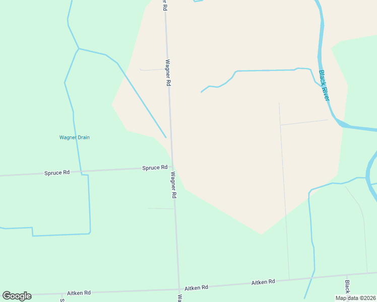 map of restaurants, bars, coffee shops, grocery stores, and more near 3271 Wagner Road in Croswell