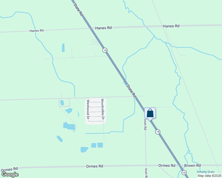 map of restaurants, bars, coffee shops, grocery stores, and more near 5600 Hasco Road in Millington