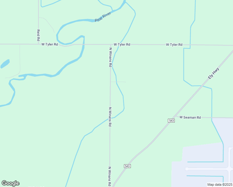 map of restaurants, bars, coffee shops, grocery stores, and more near 2700 North Winans Road in Alma