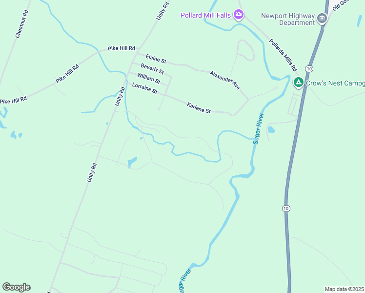 map of restaurants, bars, coffee shops, grocery stores, and more near 16 River View Road in Newport