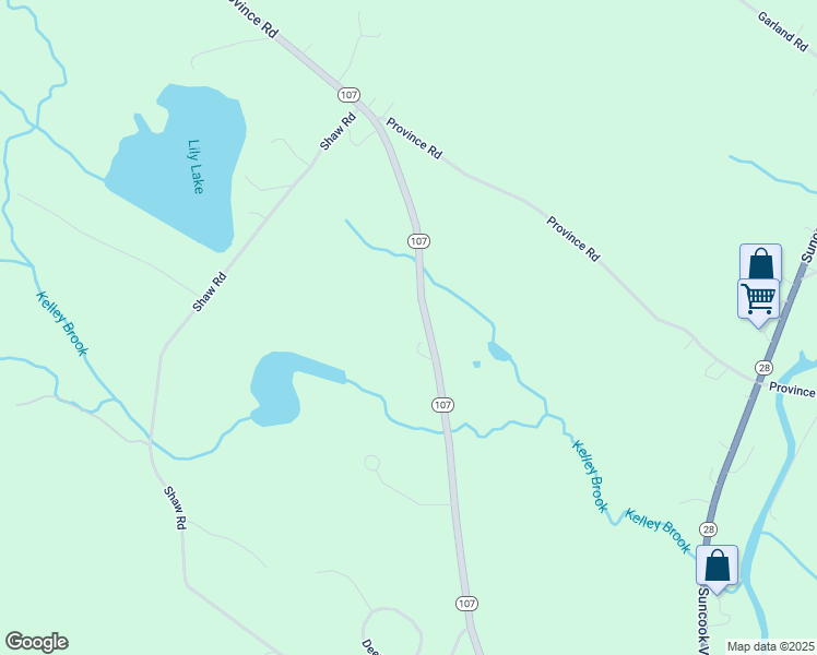 1 New Hampshire 107, Barnstead NH Walk Score