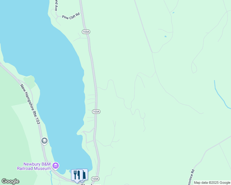 map of restaurants, bars, coffee shops, grocery stores, and more near 49 Blye Hill Landing in Newbury