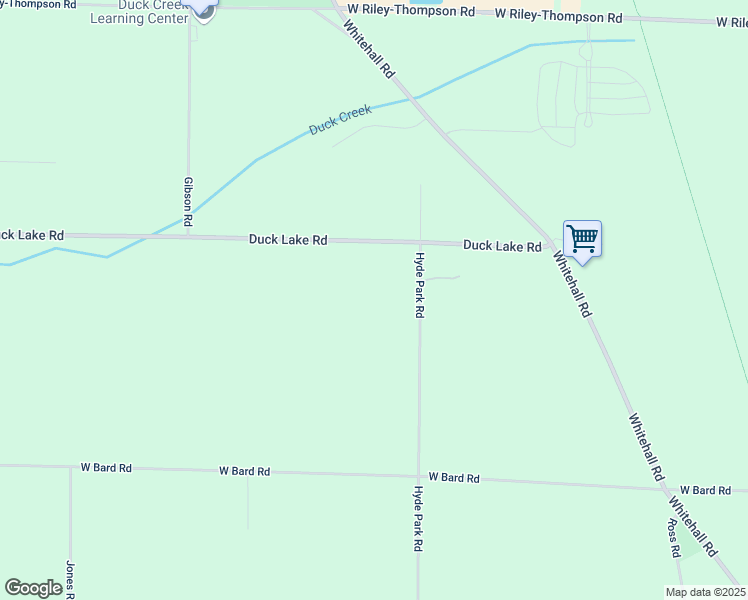 map of restaurants, bars, coffee shops, grocery stores, and more near 1455 Duck Lake Road in Muskegon