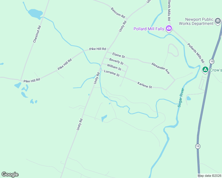 map of restaurants, bars, coffee shops, grocery stores, and more near 5 Pond View Road in Newport