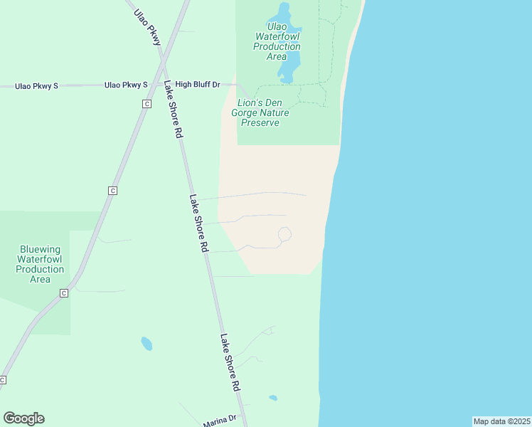 map of restaurants, bars, coffee shops, grocery stores, and more near 1518 Lake Shore Road in Grafton