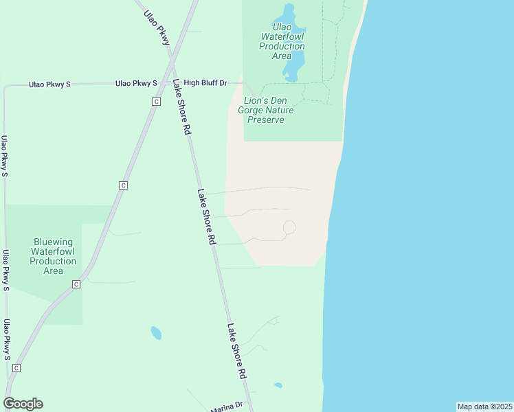 map of restaurants, bars, coffee shops, grocery stores, and more near 1518 Lake Shore Road in Grafton