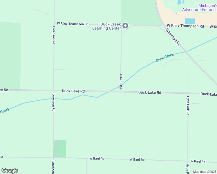 map of restaurants, bars, coffee shops, grocery stores, and more near 1860 Duck Lake Road in Muskegon
