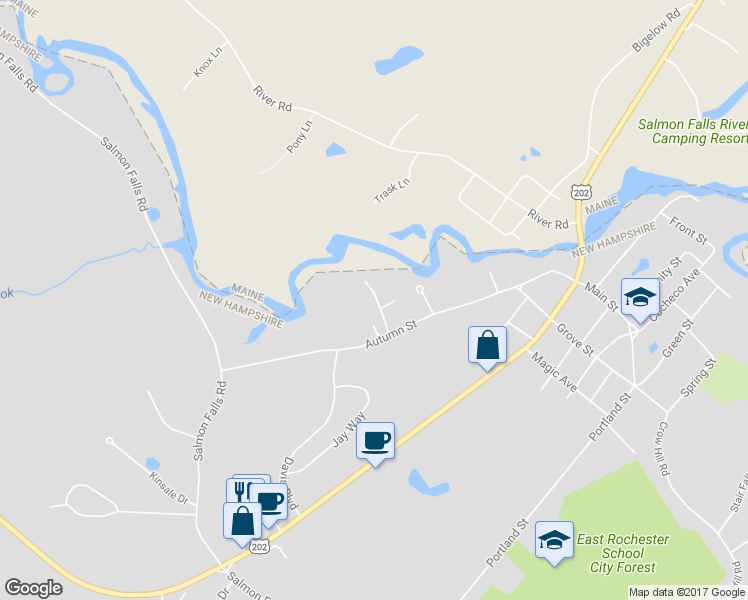 map of restaurants, bars, coffee shops, grocery stores, and more near 10 Sandina Drive in Rochester