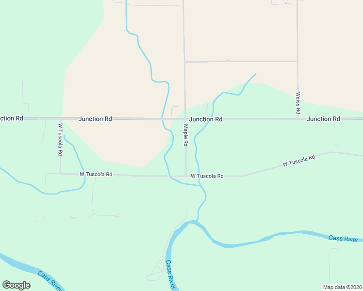 map of restaurants, bars, coffee shops, grocery stores, and more near 6150 Maple Road in Frankenmuth