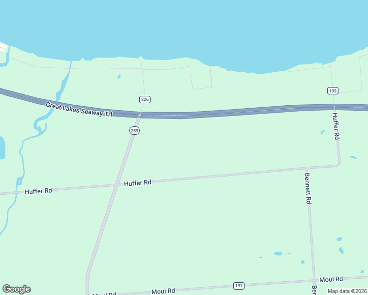 map of restaurants, bars, coffee shops, grocery stores, and more near 242 Huffer Road in Hilton