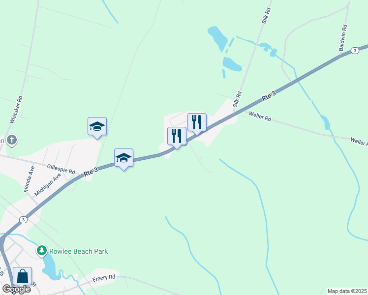 map of restaurants, bars, coffee shops, grocery stores, and more near 2658 New York 3 in Fulton