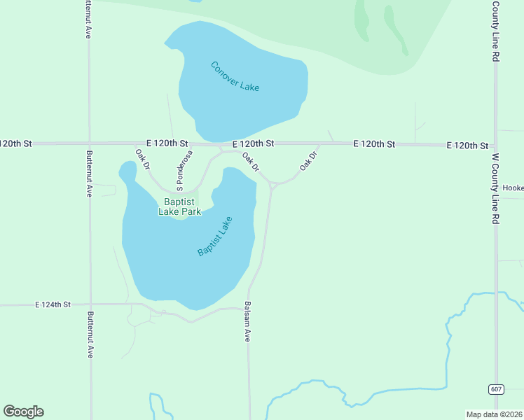 map of restaurants, bars, coffee shops, grocery stores, and more near 12269 Balsam Avenue in Sand Lake