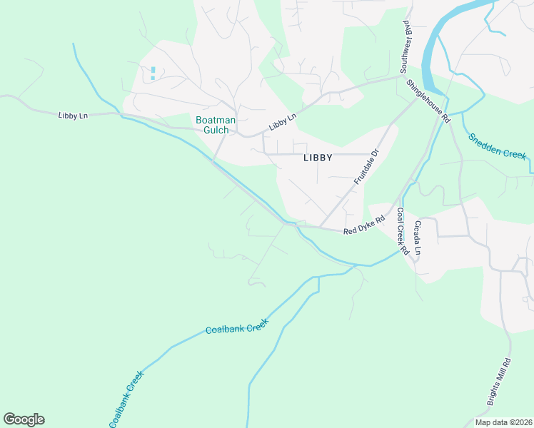 map of restaurants, bars, coffee shops, grocery stores, and more near 62807 Red Dyke Road in Coos Bay