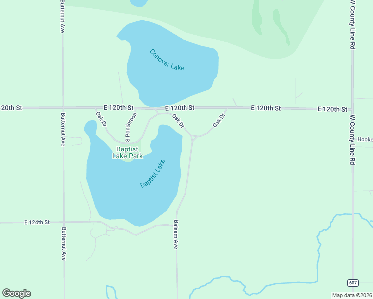 map of restaurants, bars, coffee shops, grocery stores, and more near 12269 Balsam Avenue in Sand Lake