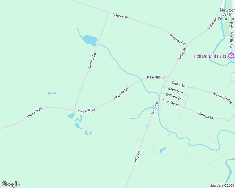 map of restaurants, bars, coffee shops, grocery stores, and more near 87 Pike Hill Road in Newport