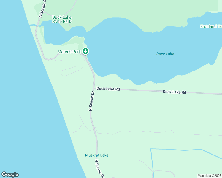 map of restaurants, bars, coffee shops, grocery stores, and more near 6124 Duck Lake Road in Whitehall