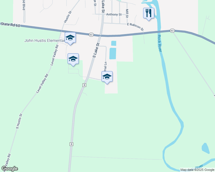 map of restaurants, bars, coffee shops, grocery stores, and more near in Hustisford