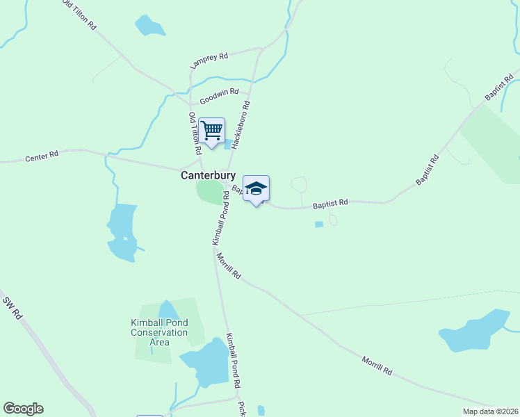 map of restaurants, bars, coffee shops, grocery stores, and more near 15 Baptist Road in Canterbury