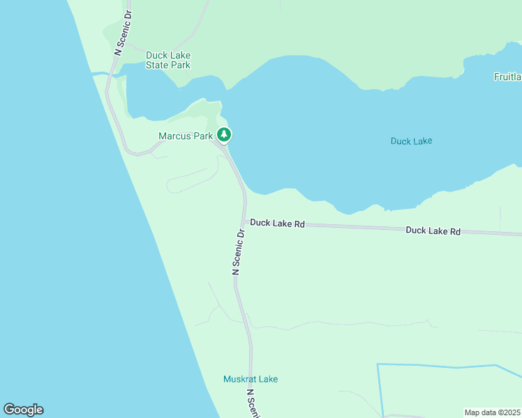 map of restaurants, bars, coffee shops, grocery stores, and more near 6124 Duck Lake Road in Whitehall