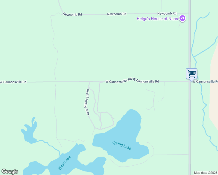 map of restaurants, bars, coffee shops, grocery stores, and more near 8565 West Cannonsville Road in Lakeview