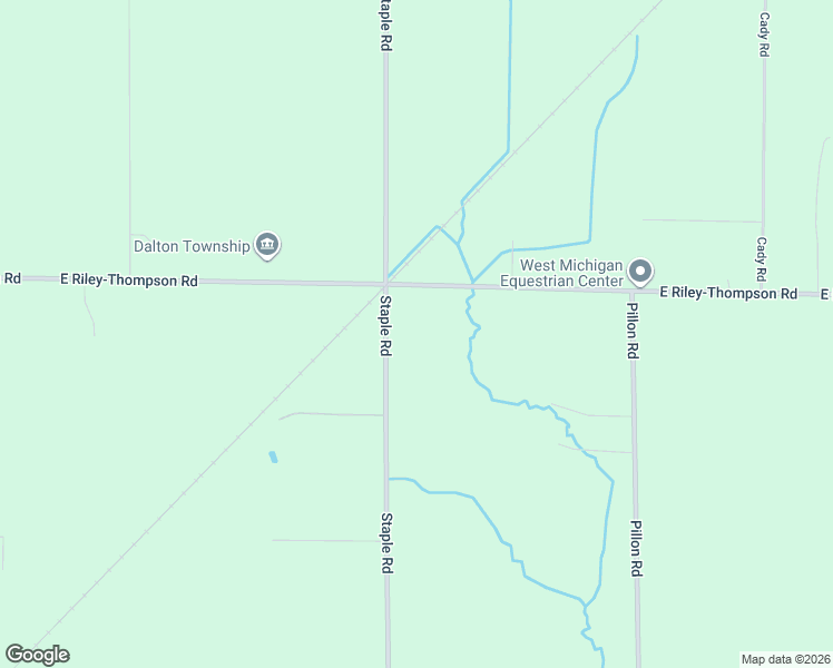 map of restaurants, bars, coffee shops, grocery stores, and more near 4580 Staple Road in Muskegon