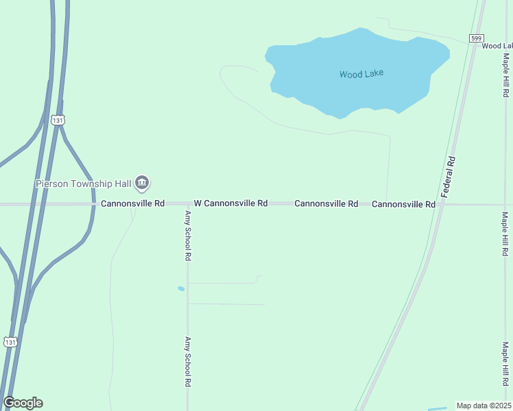 map of restaurants, bars, coffee shops, grocery stores, and more near 20823 West Cannonsville Road in Pierson