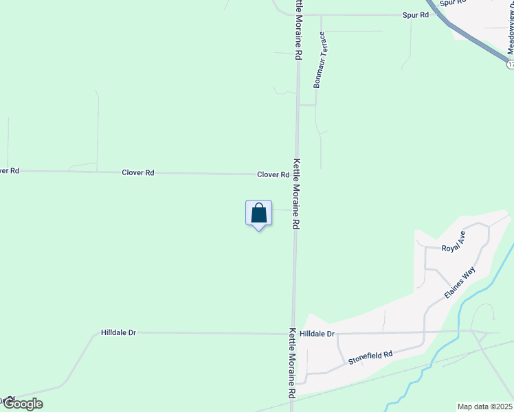 map of restaurants, bars, coffee shops, grocery stores, and more near 4055 Kettle Moraine Road in Hartford