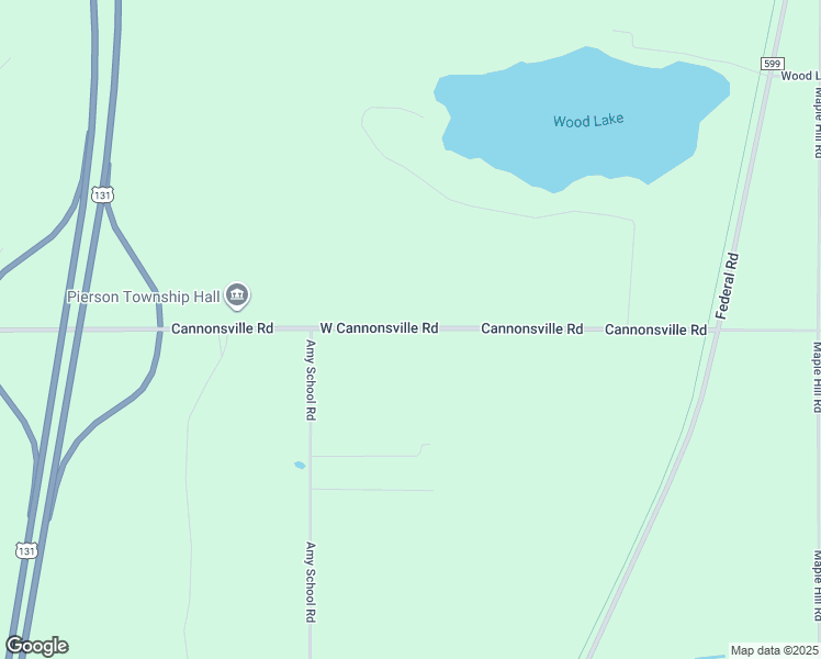 map of restaurants, bars, coffee shops, grocery stores, and more near 20823 West Cannonsville Road in Pierson
