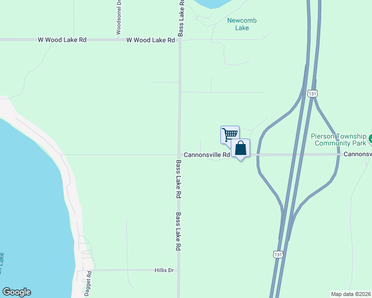map of restaurants, bars, coffee shops, grocery stores, and more near 21928 West Cannonsville Road in Pierson