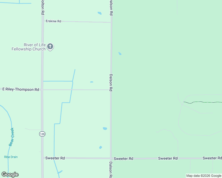 map of restaurants, bars, coffee shops, grocery stores, and more near 4601 Dalson Road in Twin Lake