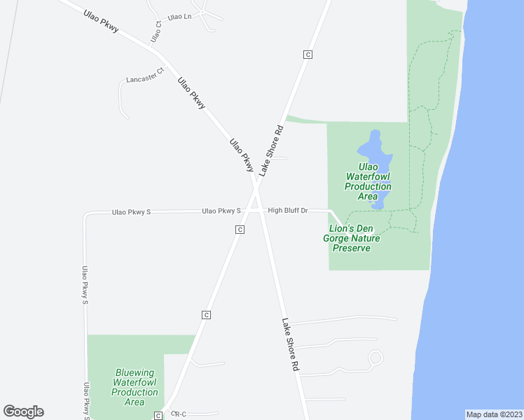 map of restaurants, bars, coffee shops, grocery stores, and more near 589 High Bluff Drive in Grafton