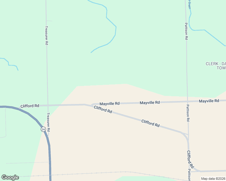 map of restaurants, bars, coffee shops, grocery stores, and more near in Mayville