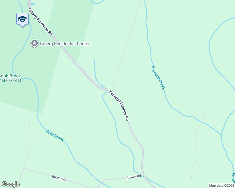 map of restaurants, bars, coffee shops, grocery stores, and more near 9874 Taberg-Florence Road in Oneida County