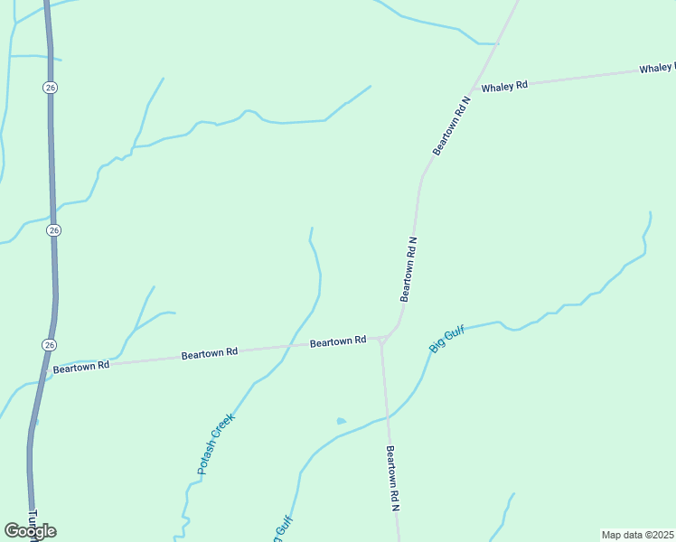 map of restaurants, bars, coffee shops, grocery stores, and more near 6433 Beartown Road in Ava