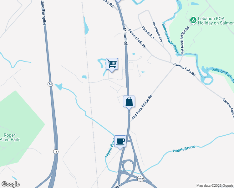 map of restaurants, bars, coffee shops, grocery stores, and more near 94 Milton Road in Rochester