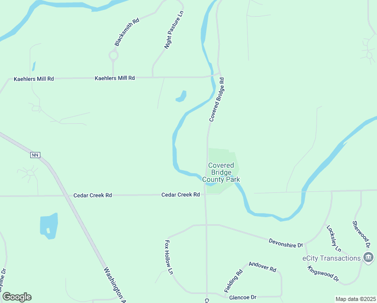 map of restaurants, bars, coffee shops, grocery stores, and more near 1785 Covered Bridge Road in Cedarburg