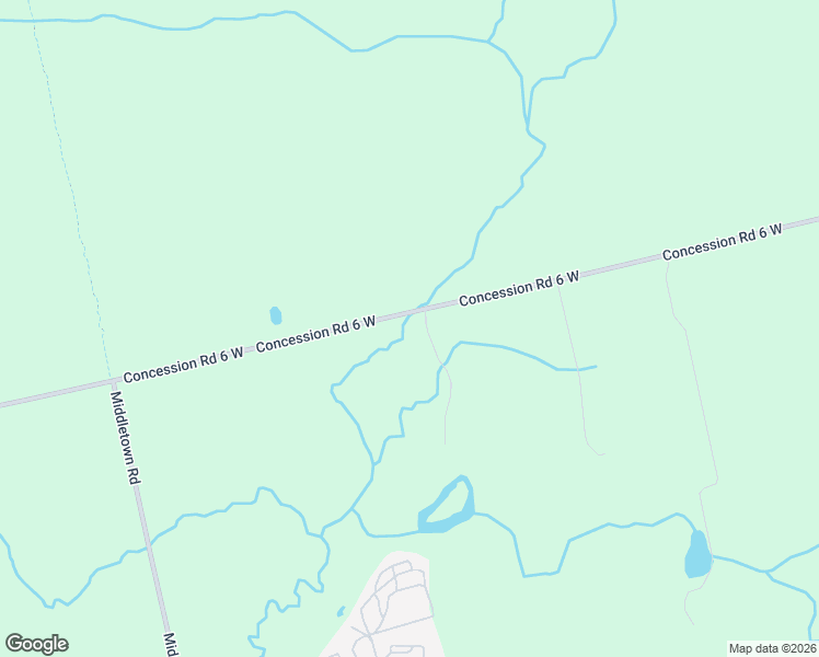 map of restaurants, bars, coffee shops, grocery stores, and more near 1046 Concession Road 6 West in Hamilton