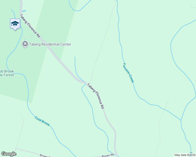 map of restaurants, bars, coffee shops, grocery stores, and more near 9874 Taberg-Florence Road in Oneida County