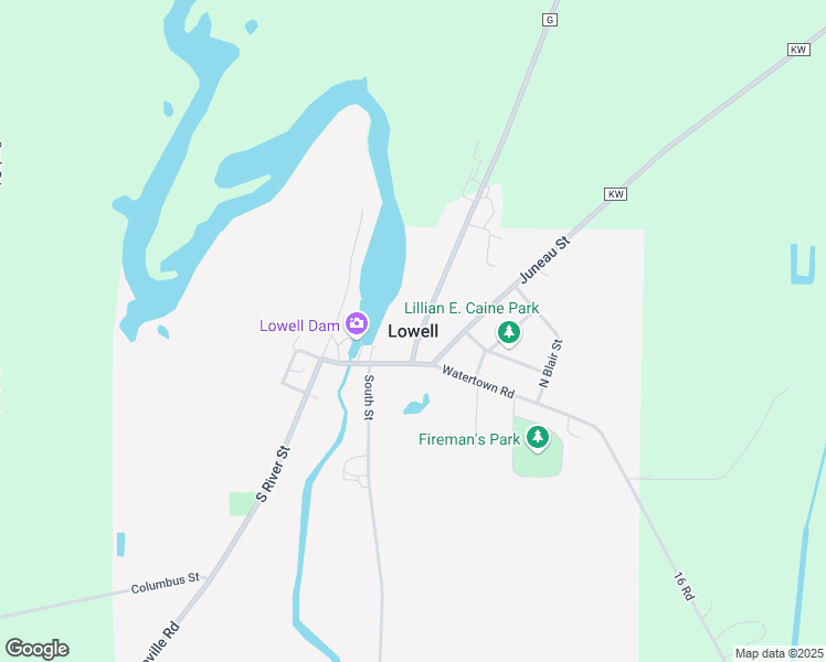map of restaurants, bars, coffee shops, grocery stores, and more near in Lowell