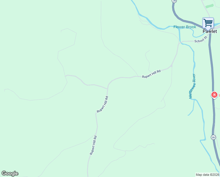 map of restaurants, bars, coffee shops, grocery stores, and more near 702 Rupert Mountain Road in Pawlet