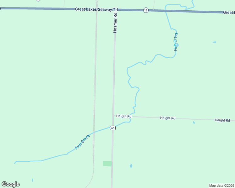 map of restaurants, bars, coffee shops, grocery stores, and more near 1435 Hosmer Road in Barker