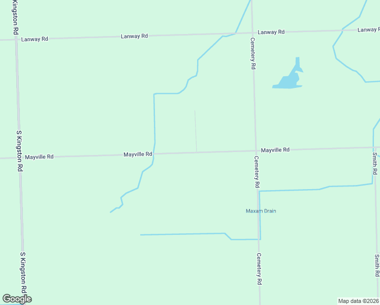 map of restaurants, bars, coffee shops, grocery stores, and more near 6385 Mayville Road in Clifford