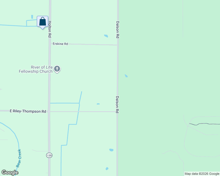 map of restaurants, bars, coffee shops, grocery stores, and more near 4601-4999 Dalson Road in Twin Lake