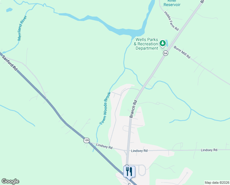 map of restaurants, bars, coffee shops, grocery stores, and more near in Wells