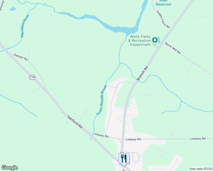 map of restaurants, bars, coffee shops, grocery stores, and more near in Wells