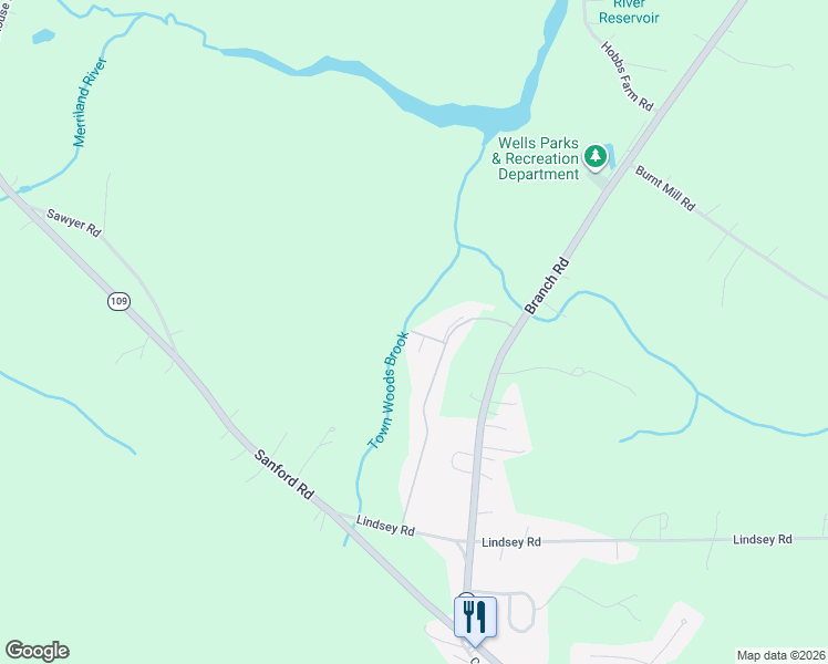 map of restaurants, bars, coffee shops, grocery stores, and more near in Wells